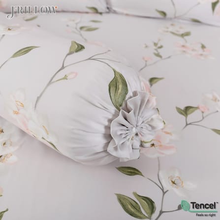 ชุดผ้าปูที่นอน 3.5 ฟุต (3 ชิ้น) FRILLOW TENCEL™ 1180TC สี LADY BLOOM_8